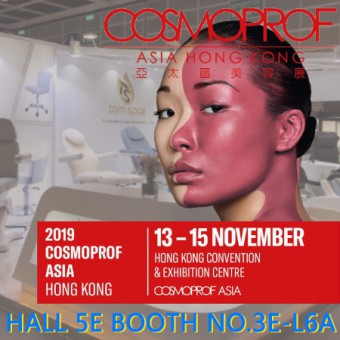 TomSpa 2019 Cosmoprof Asia invitation